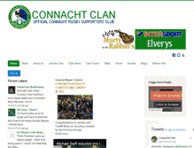 Tablet Screenshot of connachtclan.com